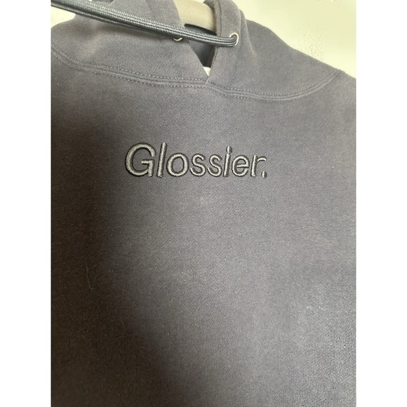 Glossier SoHo NYC Flagship Exclusive Hoodie - Graphite Grey - Size Small - Picture 2 of 8